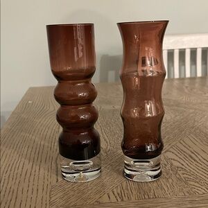 Vintage MCM Swedish Art Vases